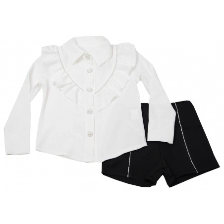 Официален детски комплект за момиче, черно