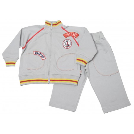 Бебешки комплект за момче в сиво