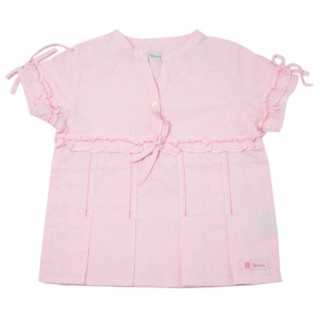 Бебешка риза за момиче в розово
