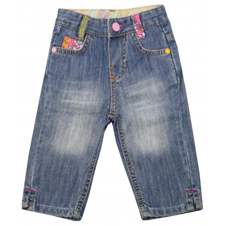 Бебешки дънки за момиче Мечо