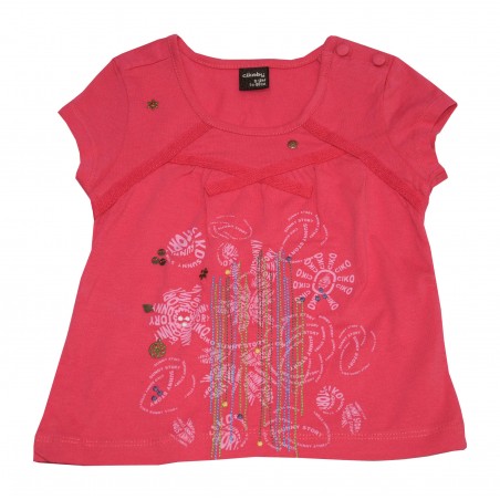 Бебешка тениска за момиче Summer