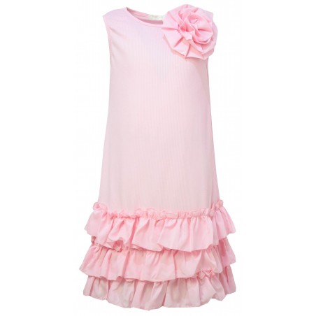 Детска рокля Flower в розово
