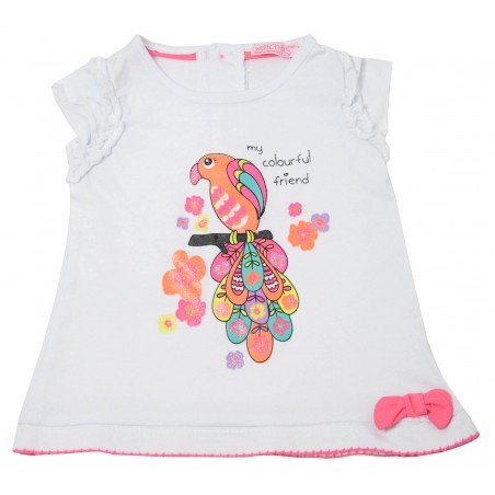 Бебешка туника за момиче Папагал